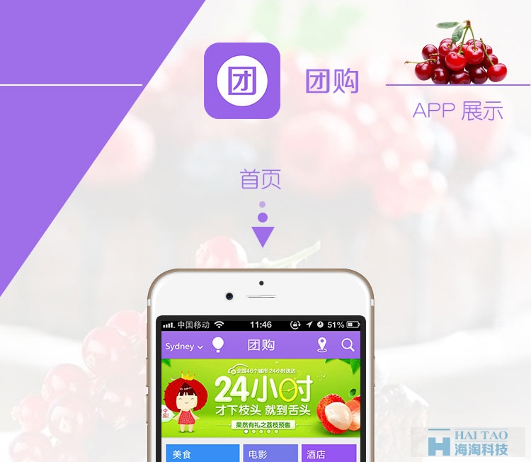 手机团购App制作案例
